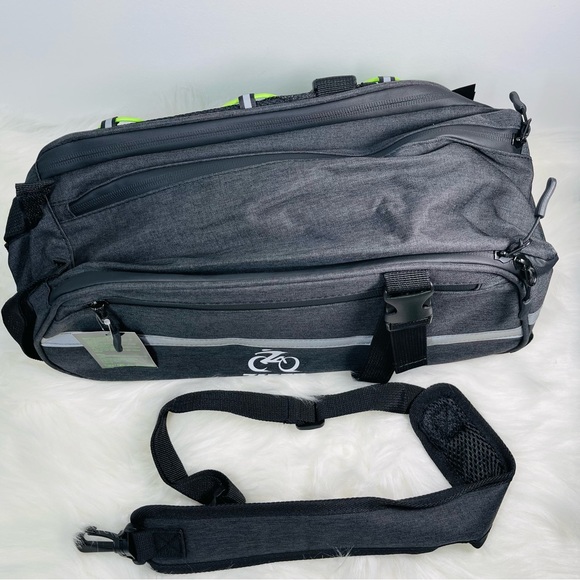 New 3 in 1 Shoulder/Handheld/Electric Ebike Pack Cargo Bag, 13L Waterproof Black - Picture 13 of 13